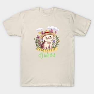 Summer Vibes Cat T-Shirt